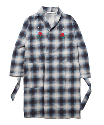 rehacer | rehacer : Brushed-Check Gown Coat(シャツ/ブラウス)