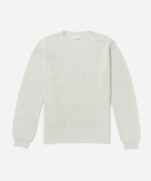 メンズのニット セーター グリーン カーキ 緑色系 チェック柄 ファッション通販 Zozotown