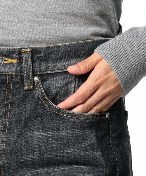 ASTRAET（アストラット）の「ASTRAET（アストラット）カットオフ ブラックデニム ◆（デニムパンツ・レディース・ブラック・25/26/27）」の6枚目の写真