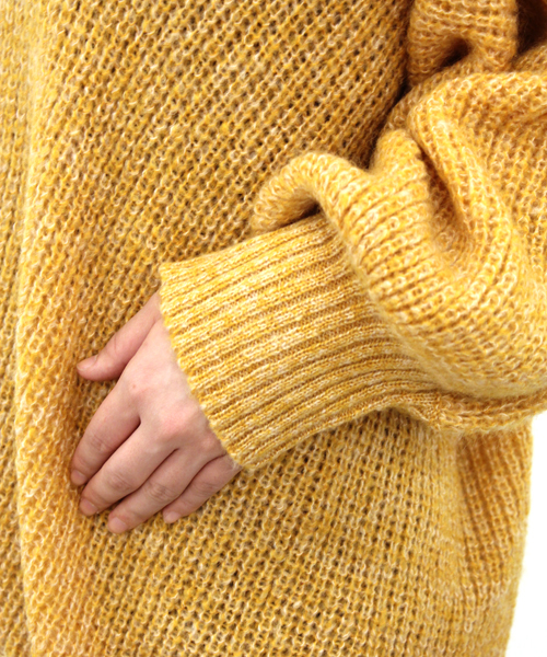 Kastane（カスタネ）の「バックリボンチュニック（ニット/セーター・レディース・ベージュ/ネイビー/ピンク/オレンジ・FREE）」の7枚目の写真