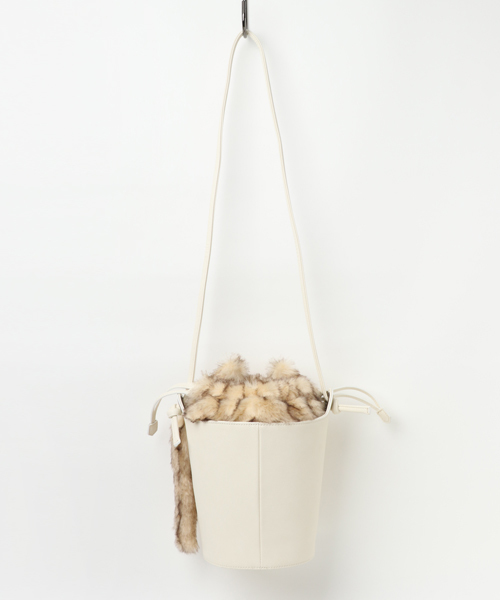 Ne-net（ネネット）の「S アニマル in bag（トートバッグ・レディース・ネイビー/オフホワイト・フリー）」の6枚目の写真