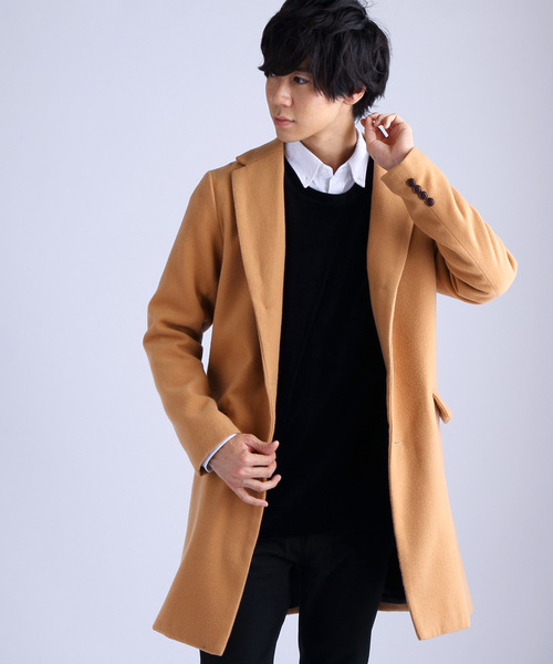 MONO-MART（モノマート）の「オーバーサイズ シルキーベロア プルオーバースウェット（スウェット・メンズ・ブラック/パープル/ネイビー/グレー/キャメル/ワイン・FREE）」の7枚目の写真