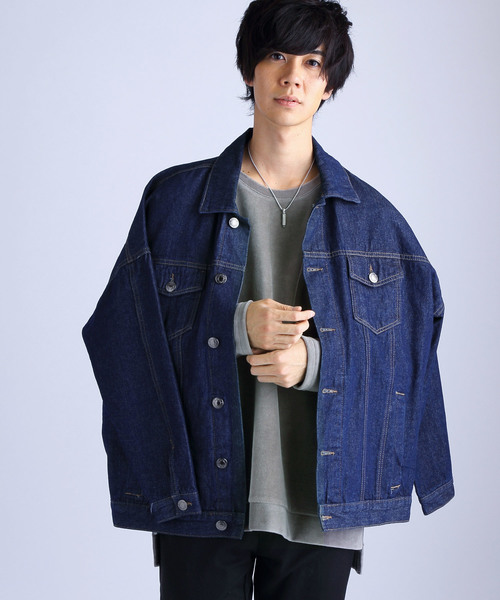 MONO-MART（モノマート）の「オーバーサイズ シルキーベロア プルオーバースウェット（スウェット・メンズ・ブラック/パープル/ネイビー/グレー/キャメル/ワイン・FREE）」の9枚目の写真