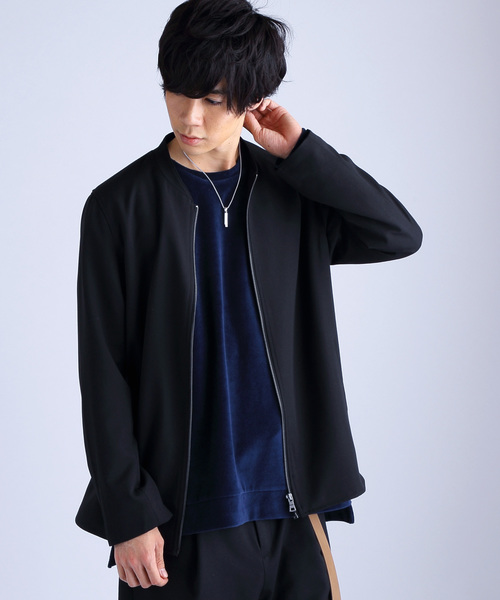 MONO-MART（モノマート）の「オーバーサイズ シルキーベロア プルオーバースウェット（スウェット・メンズ・ブラック/パープル/ネイビー/グレー/キャメル/ワイン・FREE）」の11枚目の写真