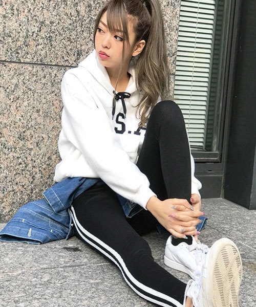 SPIGA(スピーガ)の「ライン入りレギパン(その他パンツ・レディース・ブラック/グレー/レッド・FREE)」の14枚目の写真