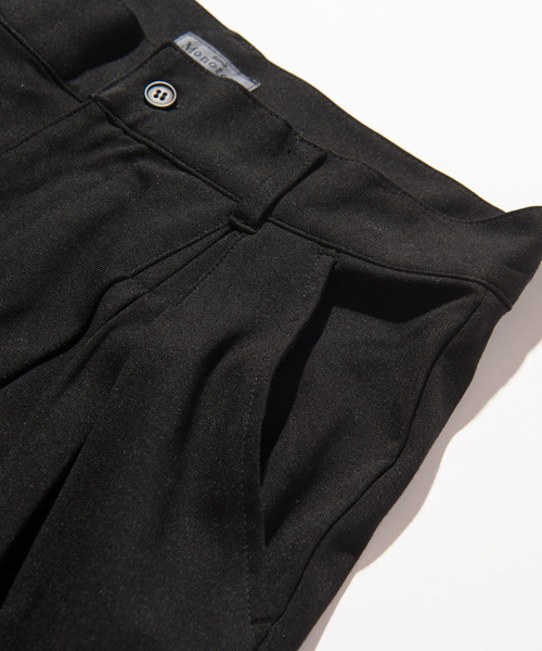glamb（グラム）の「Tuck cropped pants /　タッククロップドパンツ（その他パンツ・メンズ・グレー/ブラック・2/4/0/3/1）」の3枚目の写真