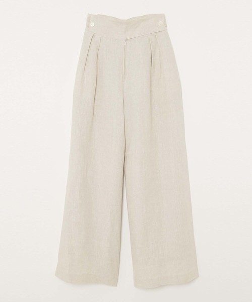 AMERICAN RAG CIE（アメリカンラグシー）の「AMERICAN RAG CIE リネンワイドパンツ（その他パンツ・レディース・ブラック/ベージュ/バーガンディー/オリーブ・M）」の2枚目の写真