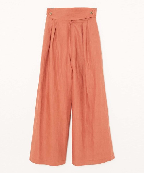 AMERICAN RAG CIE（アメリカンラグシー）の「AMERICAN RAG CIE リネンワイドパンツ（その他パンツ・レディース・ブラック/ベージュ/バーガンディー/オリーブ・M）」の4枚目の写真