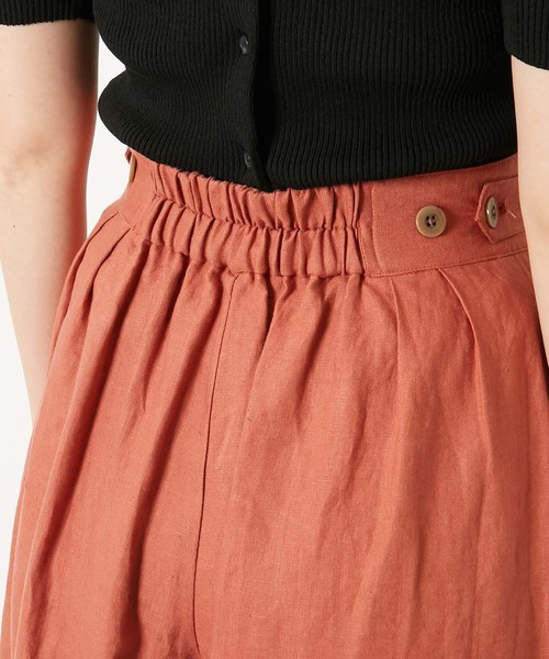 AMERICAN RAG CIE（アメリカンラグシー）の「AMERICAN RAG CIE リネンワイドパンツ（その他パンツ・レディース・ブラック/ベージュ/バーガンディー/オリーブ・M）」の12枚目の写真