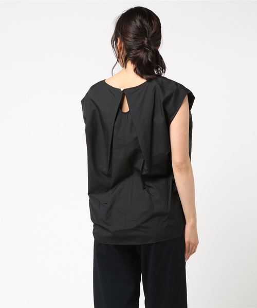 RIVE DROITE（リヴドロワ）の「ペーパーローンフレンチスリーブブラウス（シャツ/ブラウス・レディース・ローズ/モカ/ブラック・FREE）」の5枚目の写真