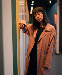 SOCIAL WEAR�i�\�[�V�����E�F�A�j�́u�ySOCIAL WEAR�z�����O�K�E���R�[�g�i�g�����`�R�[�g�j�v