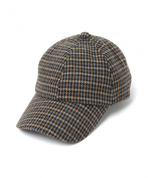 BAYFLOW（ベイフロー）の「チェックCAP（キャップ・レディース・ブラウン/グレー・FREE）」の4枚目の写真