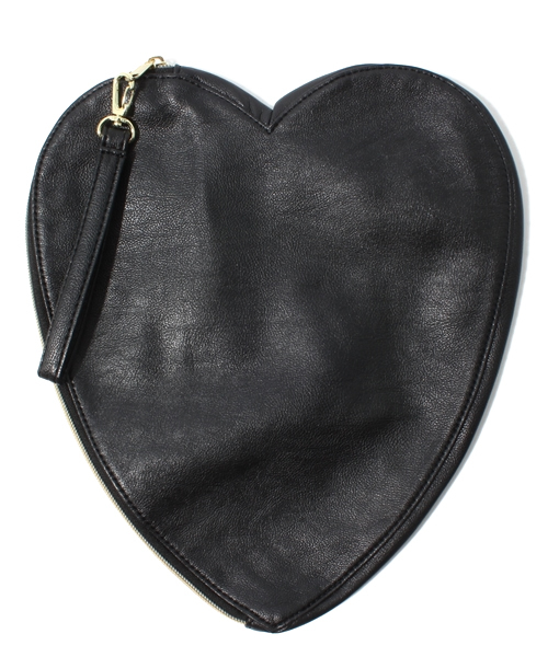 WEGO（ウィゴー）の「WEGO/ハートクラッチ（クラッチバッグ・レディース・ホワイト/ブラック/レッド・FREE）」の11枚目の写真