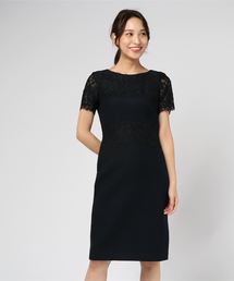 Anayi アナイ の ツイード レース刺繍ワンピース ワンピース Wear