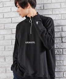 KANGOL | ▽WEB限定 KANGOL/カンゴール 別注 オーバーサイズハーフジップスウェット(スウェット)