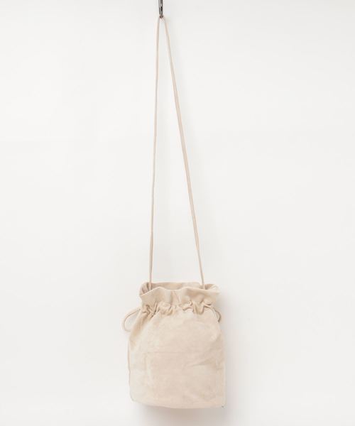 SESTO（セスト）の「ナチュラルカラー巾着ショルダーバッグ（ショルダーバッグ・レディース・キャメル/ブラック/アイボリー・ONESIZE）」の20枚目の写真