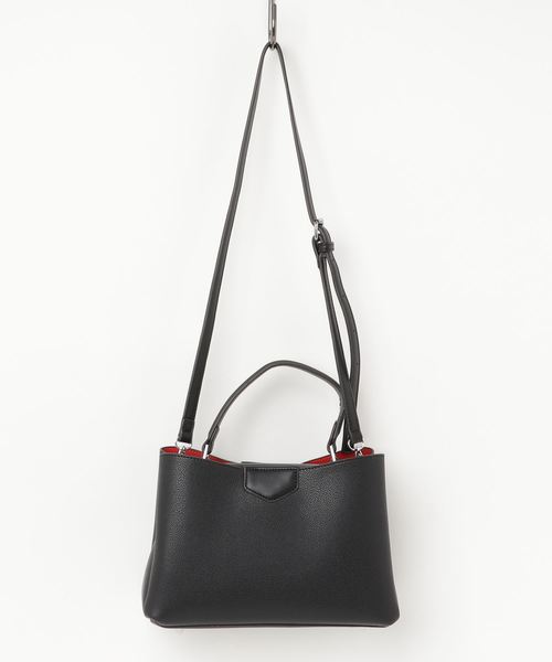 florist(フローリスト)の「【2way】すっきり見えるフェミニンデザインハンドバッグ(ハンドバッグ・レディース・ブラック/ピンク/ブルー/ベージュ/ピンク系その他/ブルー系その他/ホワイト・FREE)」の11枚目の写真