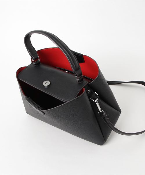 florist(フローリスト)の「【2way】すっきり見えるフェミニンデザインハンドバッグ(ハンドバッグ・レディース・ブラック/ピンク/ブルー/ベージュ/ピンク系その他/ブルー系その他/ホワイト・FREE)」の9枚目の写真