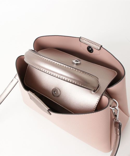 florist(フローリスト)の「【2way】すっきり見えるフェミニンデザインハンドバッグ(ハンドバッグ・レディース・ブラック/ピンク/ブルー/ベージュ/ピンク系その他/ブルー系その他/ホワイト・FREE)」の14枚目の写真