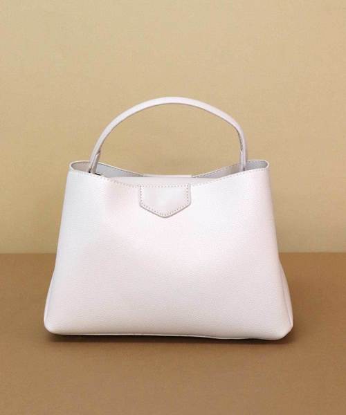 florist(フローリスト)の「【2way】すっきり見えるフェミニンデザインハンドバッグ(ハンドバッグ・レディース・ブラック/ピンク/ブルー/ベージュ/ピンク系その他/ブルー系その他/ホワイト・FREE)」の1枚目の写真