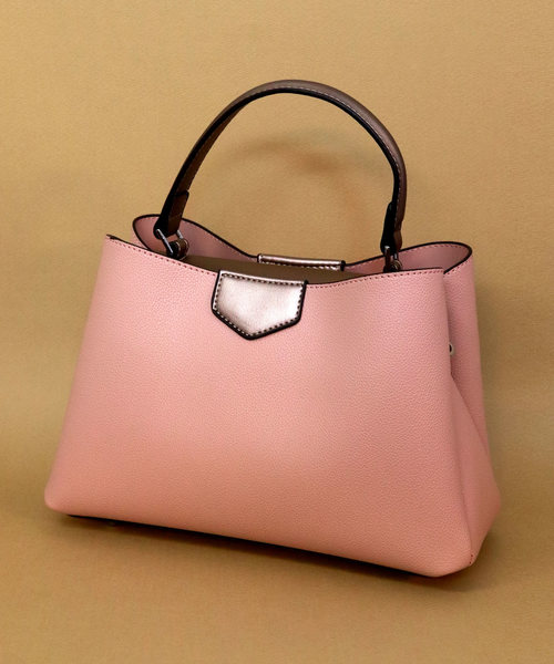 florist(フローリスト)の「【2way】すっきり見えるフェミニンデザインハンドバッグ(ハンドバッグ・レディース・ブラック/ピンク/ブルー/ベージュ/ピンク系その他/ブルー系その他/ホワイト・FREE)」の6枚目の写真