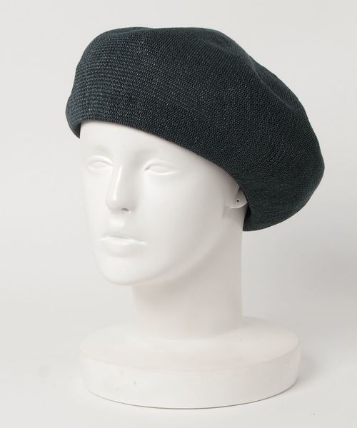 CA4LA（カシラ）の「OCTAGONAL BERET LINEN（ハンチング/ベレー帽・メンズ・レッド/グリーン/ベージュ/ブラック・ONESIZE）」の4枚目の写真