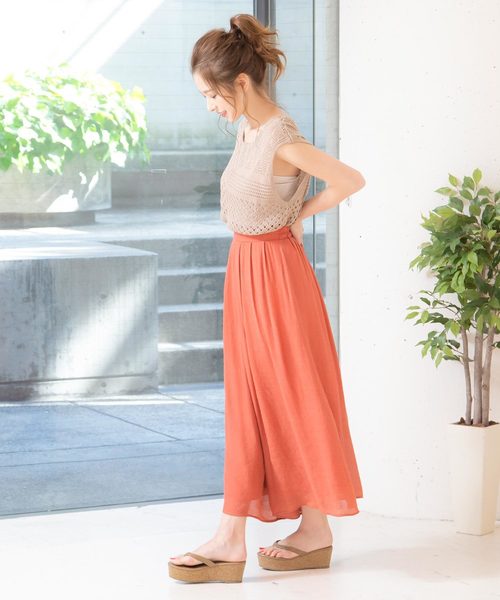 KOBE LETTUCE(コウベレタス)の「コルクウェッジ厚底トングサンダル(サンダル・レディース・ホワイト/ベージュ/オレンジ/ブラック/シルバー・L/LL/M/S)」の12枚目の写真