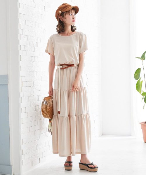 KOBE LETTUCE(コウベレタス)の「コルクウェッジ厚底トングサンダル(サンダル・レディース・ホワイト/ベージュ/オレンジ/ブラック/シルバー・L/LL/M/S)」の11枚目の写真