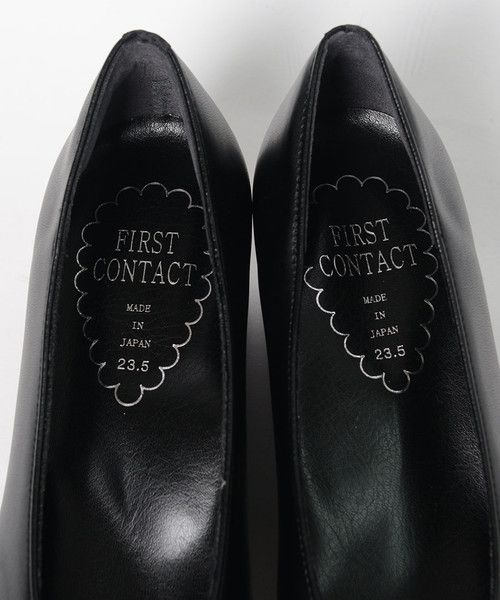 shopnikoniko（ショップニコニコ）の「パンプス 日本製 ウエッジソール プレーン シンプル（パンプス・レディース・ブラック/ブラック系その他・23.5/21.5/22/22.5/23/24/24.5）」の9枚目の写真