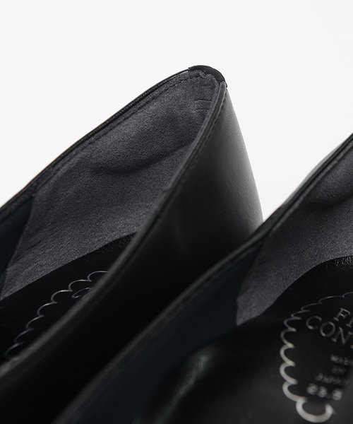 shopnikoniko（ショップニコニコ）の「パンプス 日本製 ウエッジソール プレーン シンプル（パンプス・レディース・ブラック/ブラック系その他・23.5/21.5/22/22.5/23/24/24.5）」の10枚目の写真