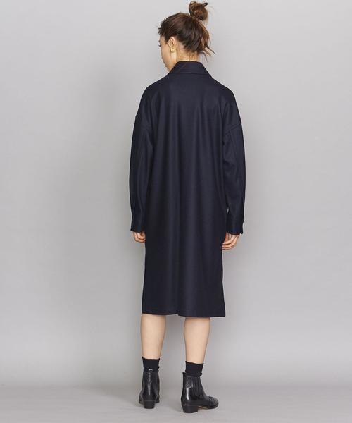 BEAUTY&YOUTH UNITED ARROWS（ビューティーアンドユースユナイテッドアローズ）の「BY スムースシャツワンピース ◆（ワンピース・レディース・ネイビー/オリーブ・SMALL/MEDIUM）」の10枚目の写真