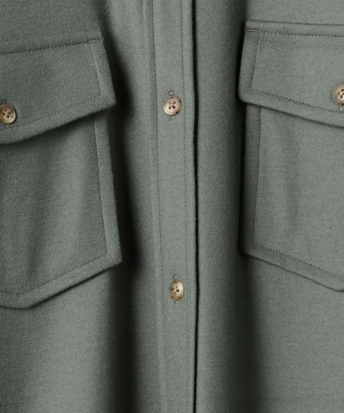 BEAUTY&YOUTH UNITED ARROWS（ビューティーアンドユースユナイテッドアローズ）の「BY スムースシャツワンピース ◆（ワンピース・レディース・ネイビー/オリーブ・SMALL/MEDIUM）」の11枚目の写真