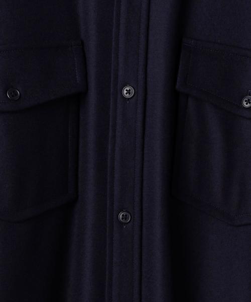 BEAUTY&YOUTH UNITED ARROWS（ビューティーアンドユースユナイテッドアローズ）の「BY スムースシャツワンピース ◆（ワンピース・レディース・ネイビー/オリーブ・SMALL/MEDIUM）」の17枚目の写真