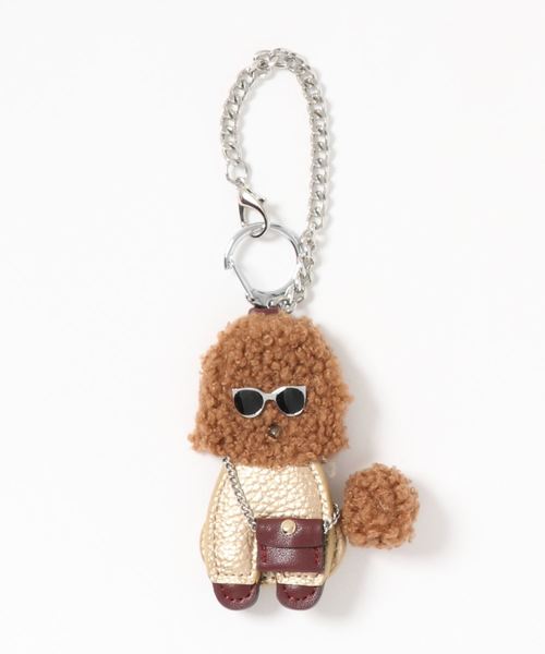 VitaFelice(ヴィータフェリーチェ)の「プードルバッグチャーム(チャーム・レディース・ブラック/ピンク/アイボリー/チョコ/キャメル・FREE)」の1枚目の写真