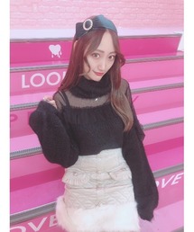 Swankiss�i�X�����L�X�j�́uHB dot yuru knit�i�j�b�g/�Z�[�^�[�j�v