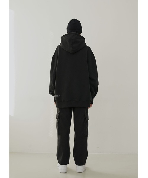 OY（オーワイ）の「ロゴナンバープルオーバーパーカー/フーディー（パーカー・メンズ・ブラック/ホワイト/グレー/ベージュ/ダークブルー・2/1）」の12枚目の写真