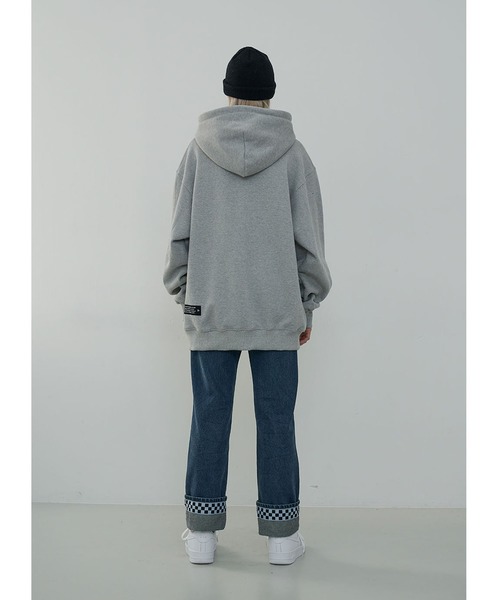 OY（オーワイ）の「ロゴナンバープルオーバーパーカー/フーディー（パーカー・メンズ・ブラック/ホワイト/グレー/ベージュ/ダークブルー・2/1）」の16枚目の写真