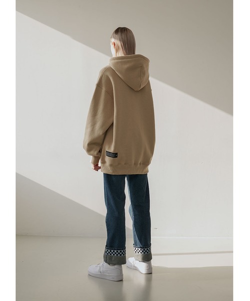 OY（オーワイ）の「ロゴナンバープルオーバーパーカー/フーディー（パーカー・メンズ・ブラック/ホワイト/グレー/ベージュ/ダークブルー・2/1）」の19枚目の写真