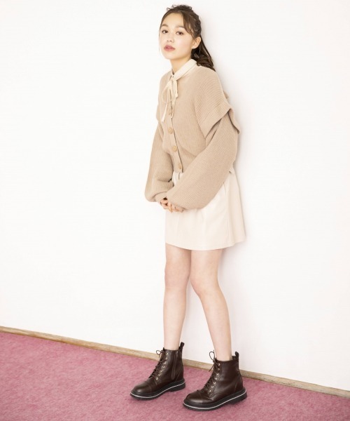 Heather（ヘザー）の「シアーBIGシャツ　874655（シャツ/ブラウス・レディース・ホワイト/ベージュ/ダークベージュ/カーキ/ブルー/パープル・FREE）」の11枚目の写真