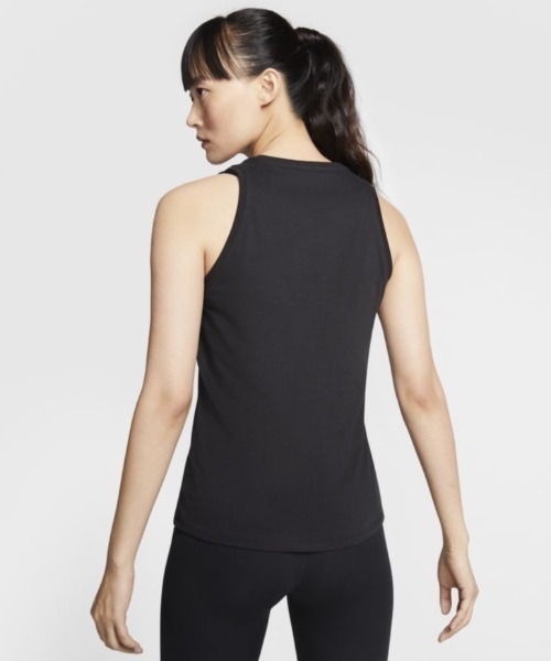 NIKE(ナイキ)の「ナイキ NIKE Dri-FIT ウィメンズ グラフィック トレーニングタンクトップ(タンクトップ・レディース・ホワイト/ブラック・L/S/M)」の12枚目の写真
