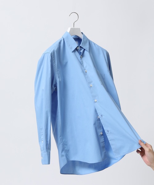 ADAM ET ROPE'(アダムエロペ)の「〈汗染み防止〉スタンダードシャツ/ON・OFF兼用(シャツ/ブラウス・メンズ・ホワイト/サックスブルー/ブルー系その他4・LL/S/M/L)」の3枚目の写真