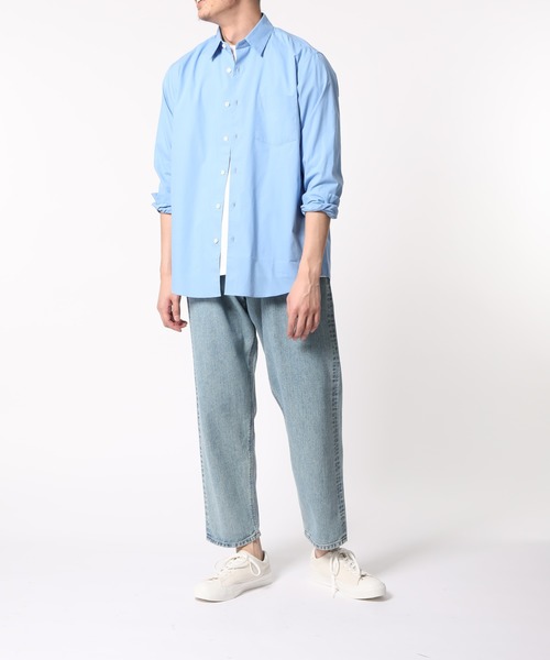 ADAM ET ROPE'(アダムエロペ)の「〈汗染み防止〉スタンダードシャツ/ON・OFF兼用(シャツ/ブラウス・メンズ・ホワイト/サックスブルー/ブルー系その他4・LL/S/M/L)」の10枚目の写真