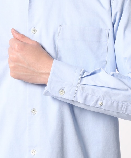 ADAM ET ROPE'(アダムエロペ)の「〈汗染み防止〉スタンダードシャツ/ON・OFF兼用(シャツ/ブラウス・メンズ・ホワイト/サックスブルー/ブルー系その他4・LL/S/M/L)」の11枚目の写真