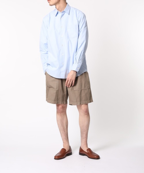 ADAM ET ROPE'(アダムエロペ)の「〈汗染み防止〉スタンダードシャツ/ON・OFF兼用(シャツ/ブラウス・メンズ・ホワイト/サックスブルー/ブルー系その他4・LL/S/M/L)」の4枚目の写真