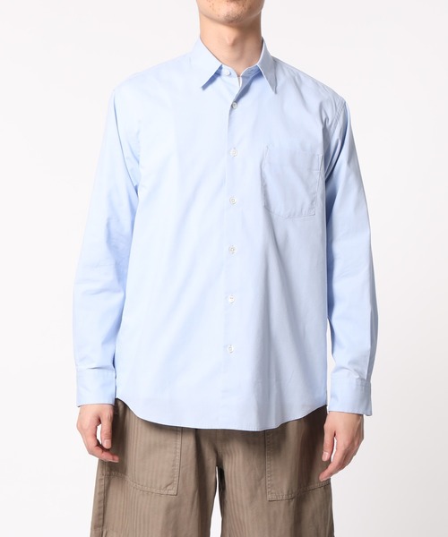 ADAM ET ROPE'(アダムエロペ)の「〈汗染み防止〉スタンダードシャツ/ON・OFF兼用(シャツ/ブラウス・メンズ・ホワイト/サックスブルー/ブルー系その他4・LL/S/M/L)」の7枚目の写真