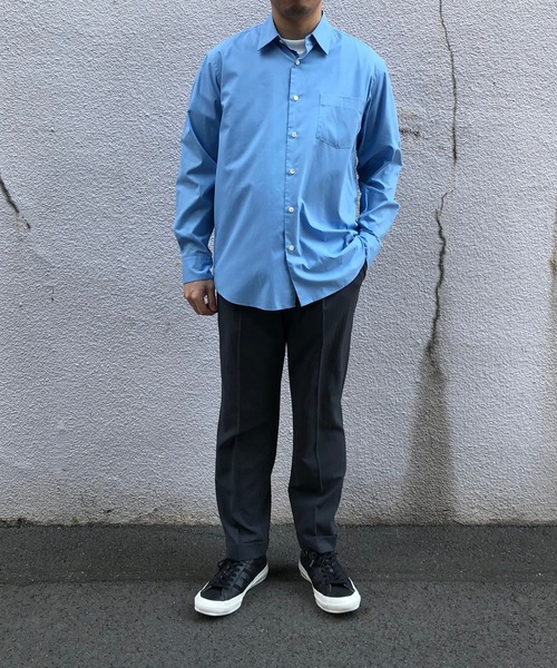 ADAM ET ROPE'(アダムエロペ)の「〈汗染み防止〉スタンダードシャツ/ON・OFF兼用(シャツ/ブラウス・メンズ・ホワイト/サックスブルー/ブルー系その他4・LL/S/M/L)」の19枚目の写真