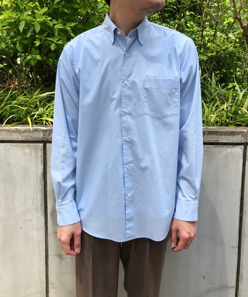 ADAM ET ROPE'(アダムエロペ)の「〈汗染み防止〉スタンダードシャツ/ON・OFF兼用(シャツ/ブラウス・メンズ・ホワイト/サックスブルー/ブルー系その他4・LL/S/M/L)」の20枚目の写真