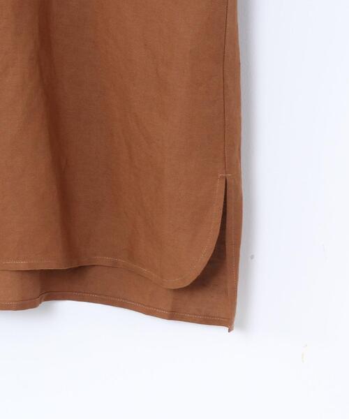 coen（コーエン）の「リネンレーヨンショートスリーブシャツ#（シャツ/ブラウス・レディース・ホワイト/ブラウン/ブラック・FREE）」の22枚目の写真