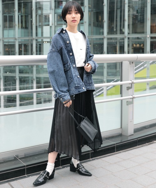 PAGEBOY（ページボーイ）の「プチロゴポケットBIGTEE（Tシャツ/カットソー・レディース・ブラック/オフホワイト/テラコッタ・FREE）」の10枚目の写真