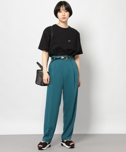 PAGEBOY（ページボーイ）の「プチロゴポケットBIGTEE（Tシャツ/カットソー・レディース・ブラック/オフホワイト/テラコッタ・FREE）」の4枚目の写真